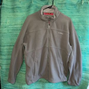 L.L. Bean fleece zip front Jacket